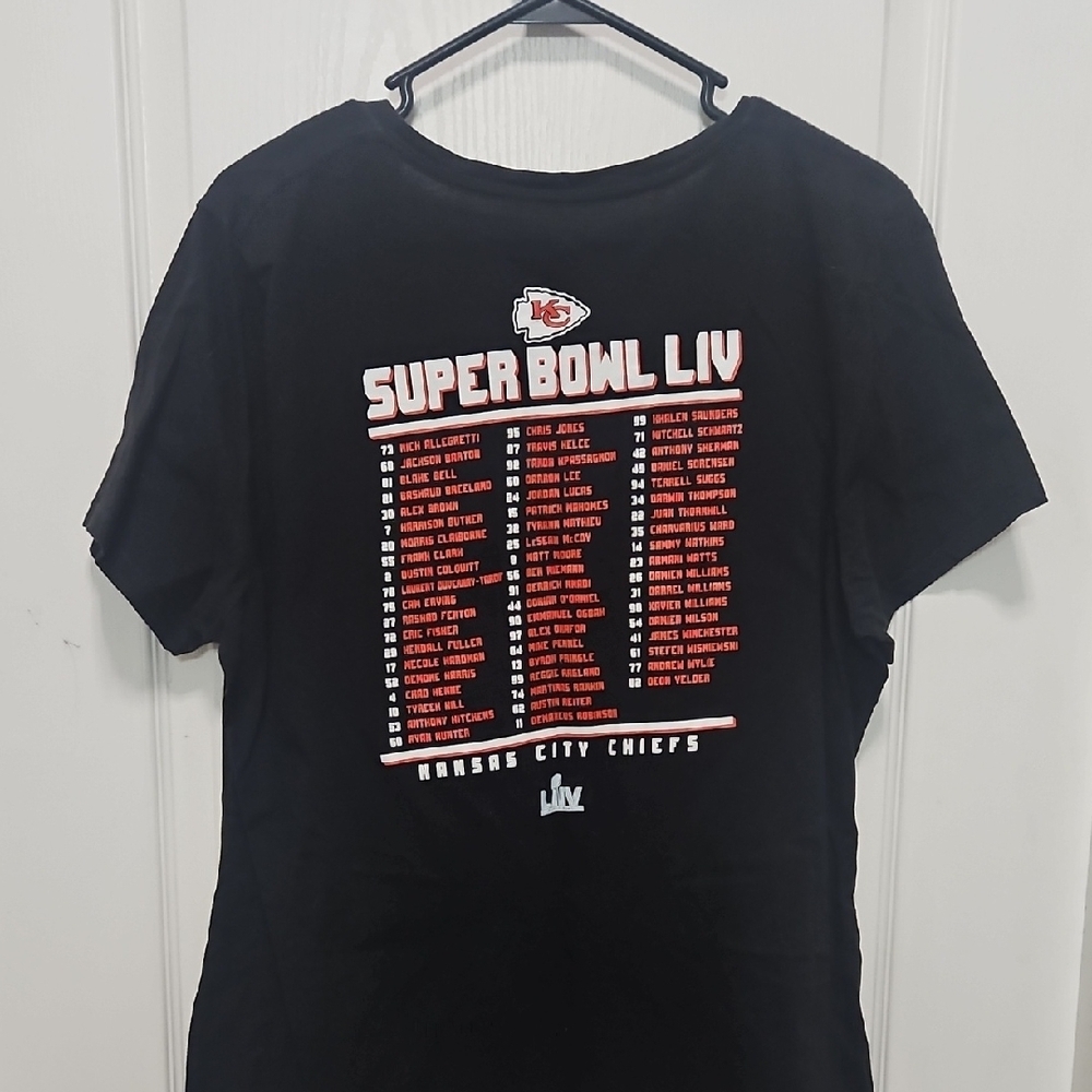 Fanatics Black Super Bowl LIV Chiefs Tee - Picture 3 of 3